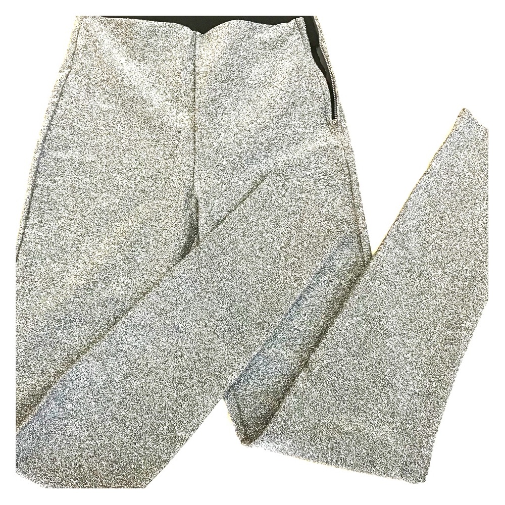 H&M Sparkle side zip leggings NWT size 6